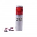 Othmro 1pcs 24v 3w Warning Light Industrial Signal Tower Lamp Column Led Alarm Round Indicator Continuous Plastic Electronic 