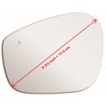 Blind Spot Mirror Glass For 2021 2026 Ford Mustang Mach E Driver Side View Left Lh 6 75 In Diagonal With Full Size Adhesive
