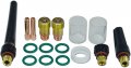 Riverweld Tig Stubby Gas Lens 17g16 10n23s 1 16 1 6mm 17gl332 10n24s 3 32 2 4mm Insulated Glass Cup 10 5 8 16mm Insulators 