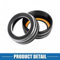 A Absopro Volume Vol Tune Knob Cover Rings For Vw Tiguan Taos Jetta Passat Atlas Arteon Golf R Beetle Aluminum Alloy Black Pack