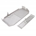Radiator Grille Guard Motorcycle Water Tank Grill Cover Oil Protector Replacement For Suzuki Dl650 V Strom 2004 2010 Silver 