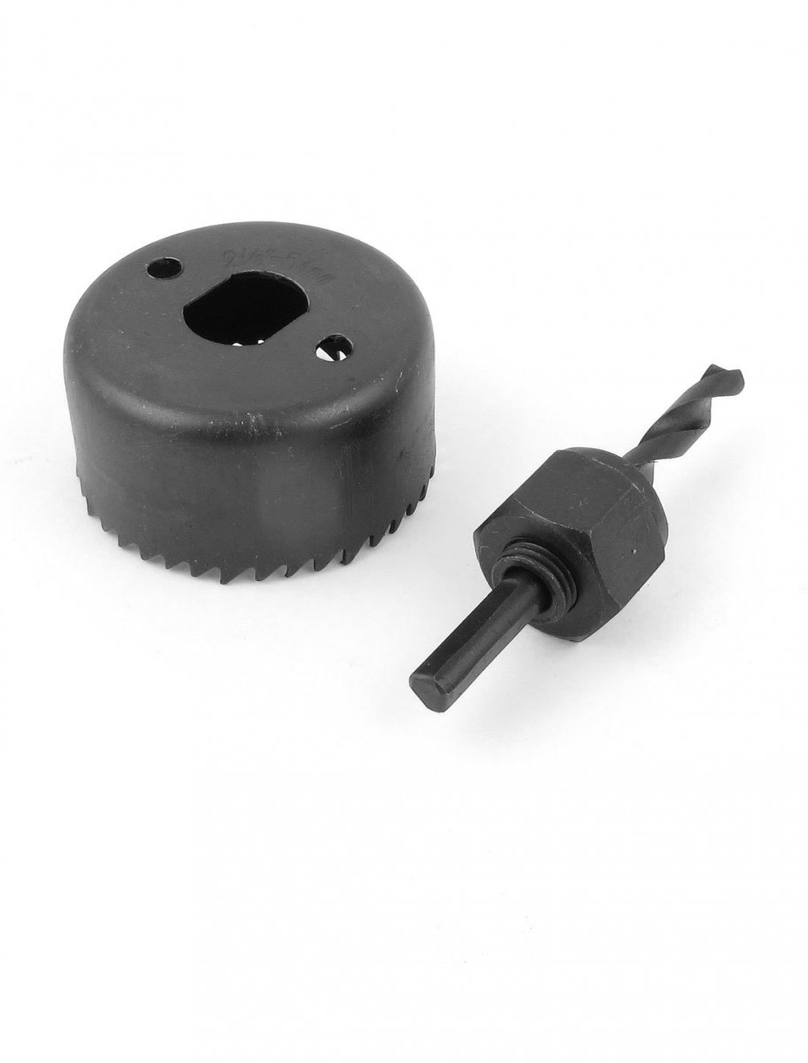 Carpenter Triangle Shank Twist Drill Bit Hole Saw Cutter Set 6 In 1