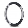 Golf Cart Steering Wheel Cover For Club Car Ds And Precedent 14 In Anti Slip Microfiber Pu Leather Black Grey 