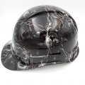 Wet Works Imaging Customized Pyramex Cap Style White Hell Raiser Skulls Hard Hat With Ratcheting Suspension 