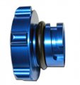 Vms Racing Blue Oil Cap Ls1 5 7l In Billet Aluminum Compatible With Pontiac Gto 04 2004