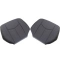 Front Driver And Passenger Bottom Replacement Cloth Seat Covers Dark Gray For Chevy Silverado Gmc Sierra 2003 2004 2005 2006 