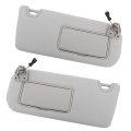 Sun Visor Driver Side And Passenger With Mirror Light Gray Replacement For Nissan Altima 2019-2024 96401-6ca3c 96400-6ca3c 