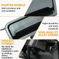 Ecotric Black Center Console Latch Compatible With 2014-2020 Chevrolet Silverado Gmc Sierra 1500 2500hd 3500hd Replace For Part