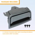 Ecotric Black Center Console Latch Compatible With 2014-2020 Chevrolet Silverado Gmc Sierra 1500 2500hd 3500hd Replace For Part