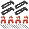 T-handle Latches Rubber Draw For Toolbox Cooler 110x46mm Lid Boat Hatch Pack Of 4 With Matching Mounting Screws 