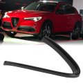 Front Grill Frame Trim Glossy Black Scratch Replacement For Stelvio 2017 To 2020