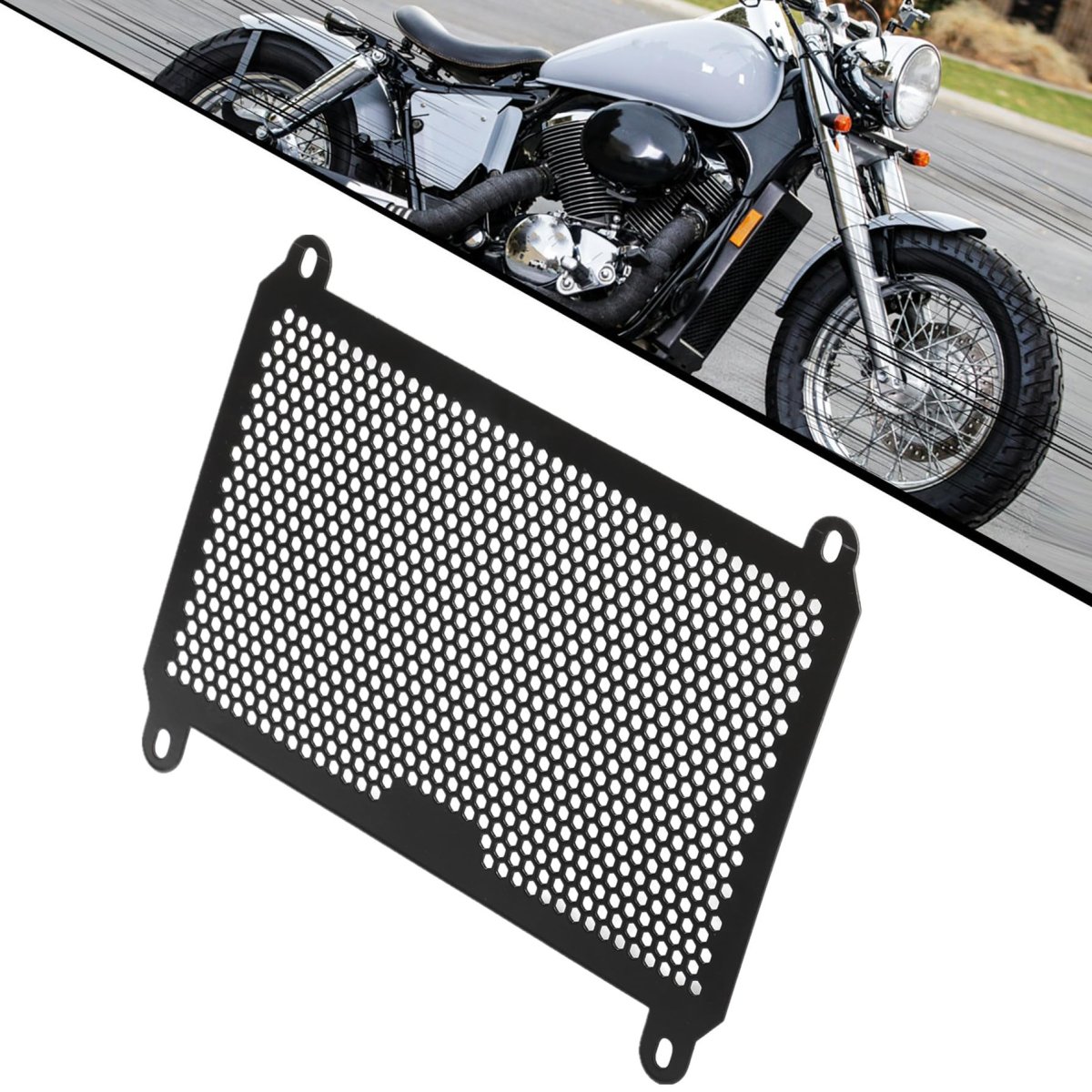 Motorcycle Radiator Grille Guard Cover Replacement For 400 Z400 Ex400 Er400 2018 2023 Black Aluminum Engine Protector