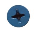 3 16 In X 1-1 4 Blue Flat Phillips Concrete Screw Anchor Set Diamond Point Self Tapping Masonry Screws With Drill Bit 100 