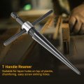 Drilling Tool Hand Held Chaser Tapered Reamer Hex Woodworker Luthier For Guitar Wood Latches