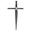 Drilling Tool Hand Held Chaser Tapered Reamer Hex Woodworker Luthier For Guitar Wood Latches
