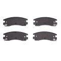 Front Brake Pads For Saturn Sw1 Sw2 1993 1998 Semi Metallic Mechanical Pad Wear Sensor 1 62 In Inner Height 