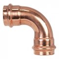 3 4 In Copper 90-degree Press X Elbow Fitting Pro Pack 10-pack 