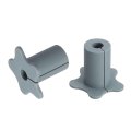 2pcs Cable Grommet For 5 8 Inch Wall Hole Silicone Routing Kit Anti-slip Pass Through Accessories Ethernet Grey 