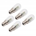 Zoega E12 Led Bulb Wide Application 120v Low Power Consumption Lamp Bulbs Easy Installation 5pcs For Fan White Light 