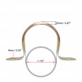 Uxcell 1-1 4inch Rigid Pipe Strap 2 Holes Tube Straps Iron Tension Clip Clamp 30pcs