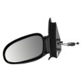 Driver Side Manual Door Mirror For Saturn Sl Sl1 Sl2 1996 2002 Gloss Black Non Heated Folding Gm1320184 21170589 Sedan Wagon 