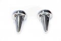Semt-replacement Motorcycle Spike Bar Ends Stiletto End Caps Compatible With Iso Style Hand Grip B074mky4rz