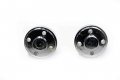 Semt-replacement Motorcycle Spike Bar Ends Stiletto End Caps Compatible With Iso Style Hand Grip B074mky4rz