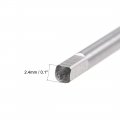 Uxcell Spiral Point Plug Threading Tap M2 X 0 4 Ground Threads H2 3 Flutes High Speed Steel Hss 6542 Titanium Coated Metric