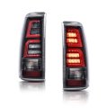 Rear Led Tail Light Assembly Fit Chevy Silverado 1500 2500 99-02 Fit Gmc Sierra 99-06 Driver Passenger Brake Lamps Clear Black 