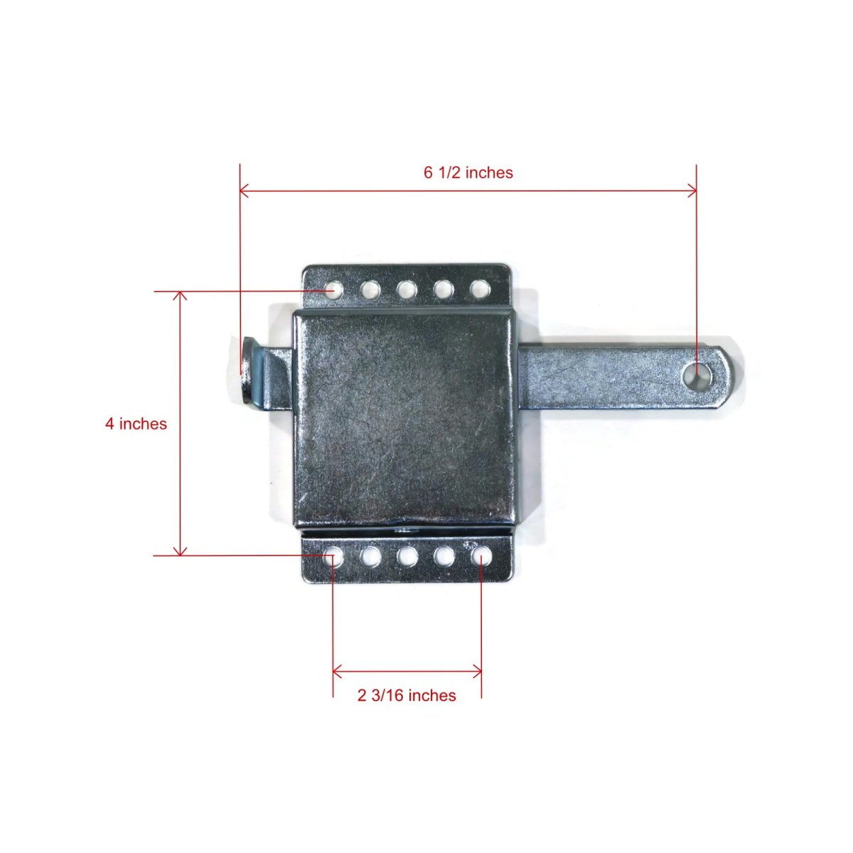 Garage Door Slide Lock For 2 In Or 3 Track Fits National N280-727 V7646 Latch Silver