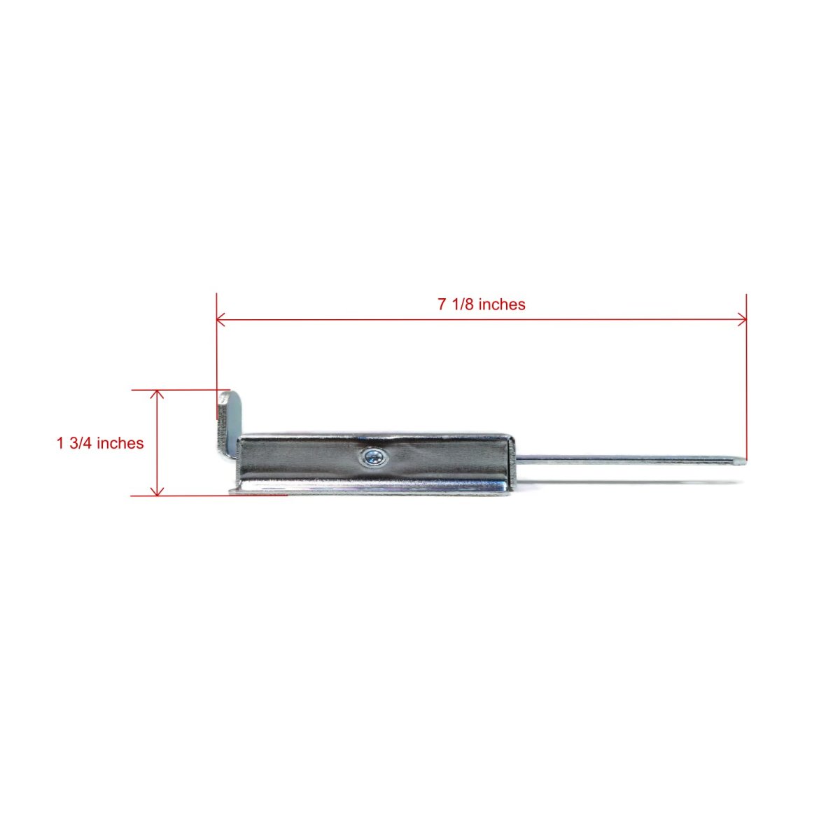 Garage Door Slide Lock For 2 In Or 3 Track Fits National N280-727 V7646 Latch Silver