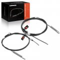 A-premium Rear Driver And Passenger Side Parking Brake Cable Assembly Compatible With Chevrolet Gmc Models Silverado 1500