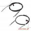 A-premium Rear Driver And Passenger Side Parking Brake Cable Assembly Compatible With Chevrolet Gmc Models Silverado 1500