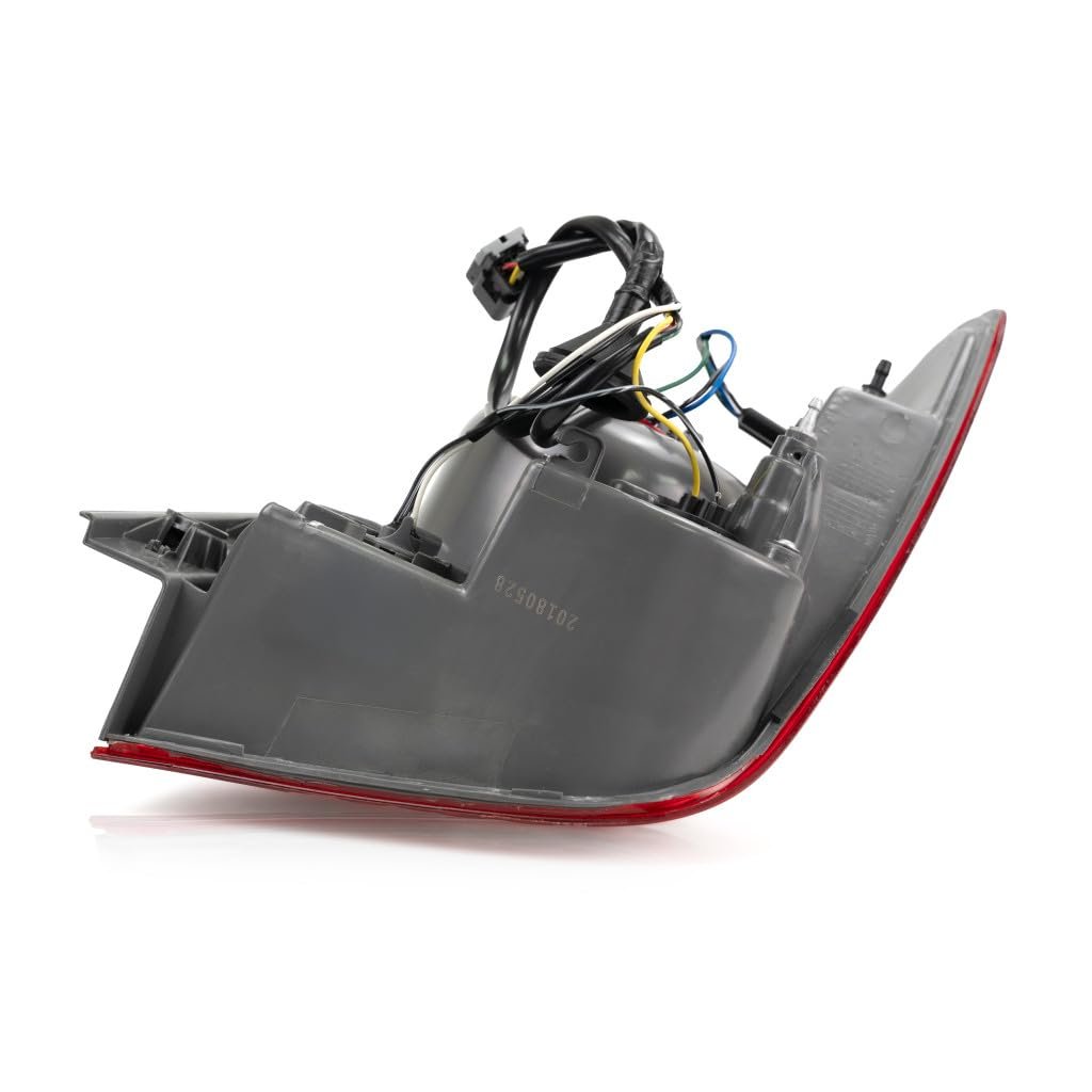 Tail Light Assembly Driver Side Outer For Chevy Cruze 2011 2012 2013 2014 Halogen Clear And Red Lens Replacement Gm2804107