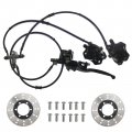 Pro Bat Front Hydraulic Twin Disc Master Brake Calipers System For 150cc 250cc Go Kart Quad Atv Mopeda