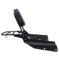 Ship From A Motaux Sissy B With Luggage Rack Passenger Backrest For Honda Vtx1300 N R S 2003-2006 Vtx1800 R S 2002-2008 Black