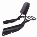 Ship From A Motaux Sissy B With Luggage Rack Passenger Backrest For Honda Vtx1300 N R S 2003-2006 Vtx1800 R S 2002-2008 Black