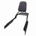 Ship From A Motaux Sissy B With Luggage Rack Passenger Backrest For Honda Vtx1300 N R S 2003-2006 Vtx1800 R S 2002-2008 Black