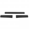Ocpty 3pcs Matte Black Top Rear Tailgate Moulding Trim Compatible With 2009-2018 Ford F-450 Super Duty 2008-2018 For F-250