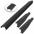 Ocpty 3pcs Matte Black Top Rear Tailgate Moulding Trim Compatible With 2009-2018 Ford F-450 Super Duty 2008-2018 For F-250