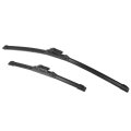 1 Pair 24 14 Front Windshield Wiper Blade For Fiat 500 07-12 Replacement Set With Upgraded Stability All Weather Top-lock Not J 
