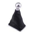 Beler 5 Speed Gear Shift Shifter Knob Boot Cover Fit For Vw Bora Golf Mk4 Jetta 