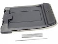 Front Row Light Gray Console Lid Kit With Bracket Compatible 2001-2006 Chevy Tahoe Split Bench Seat