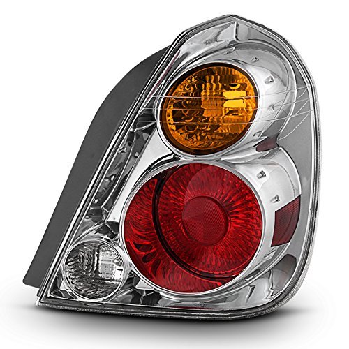 Tail Brake Light Lamp For 2002 2004 Nissan Altima L31 Passenger Right Side Chrome Housing With Clear Lens Direct Replacement