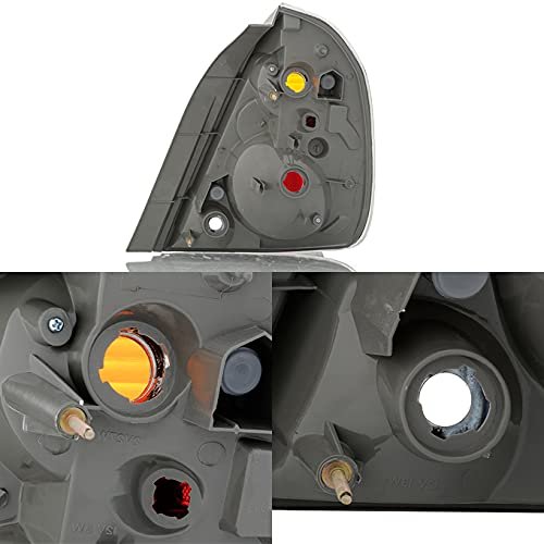 Tail Brake Light Lamp For 2002 2004 Nissan Altima L31 Passenger Right Side Chrome Housing With Clear Lens Direct Replacement