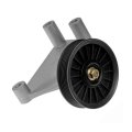 Air Conditioning Bypass Pulley For Pontiac Montana 1999 2000 Serpentine Plastic With Aluminum Bracket 110mm Outside Diameter 