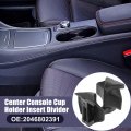 X Autohaux Car Center Console Drink Cup Holder Insert Divider For Mercedes-benz C180 C200 C230 C250 E250 C350 E320 E350 E400