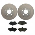 A-partrix Front Disc Brake Pads And Rotors Kit Fits Lincoln Town Car Mercury Grand Marquis Crown Victoria 1995 1996 