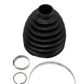 Front Wheel Half Shaft Constant Velocity Boot Kit For Chevy Suburban 3500 Hd 2016 2017 2018 2019 Rubber Black 1 38 In End 