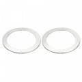 Wall Split Flange 201 Stainless Steel Round Escutcheon Plate For 191mm Diameter Pipe 2pcs 